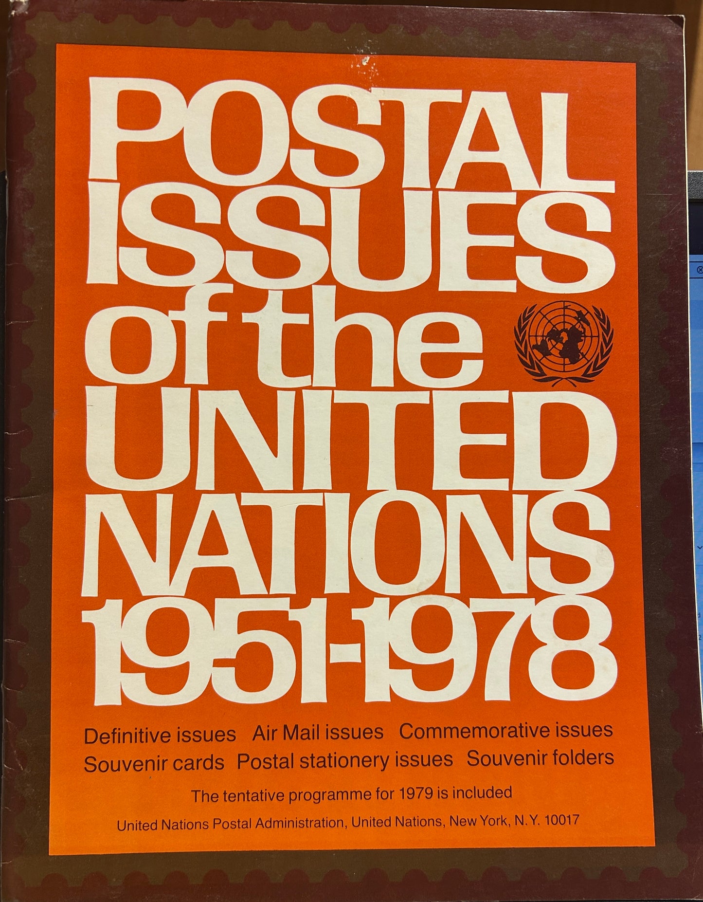 Postal Issues of the United Nations 1951-1978