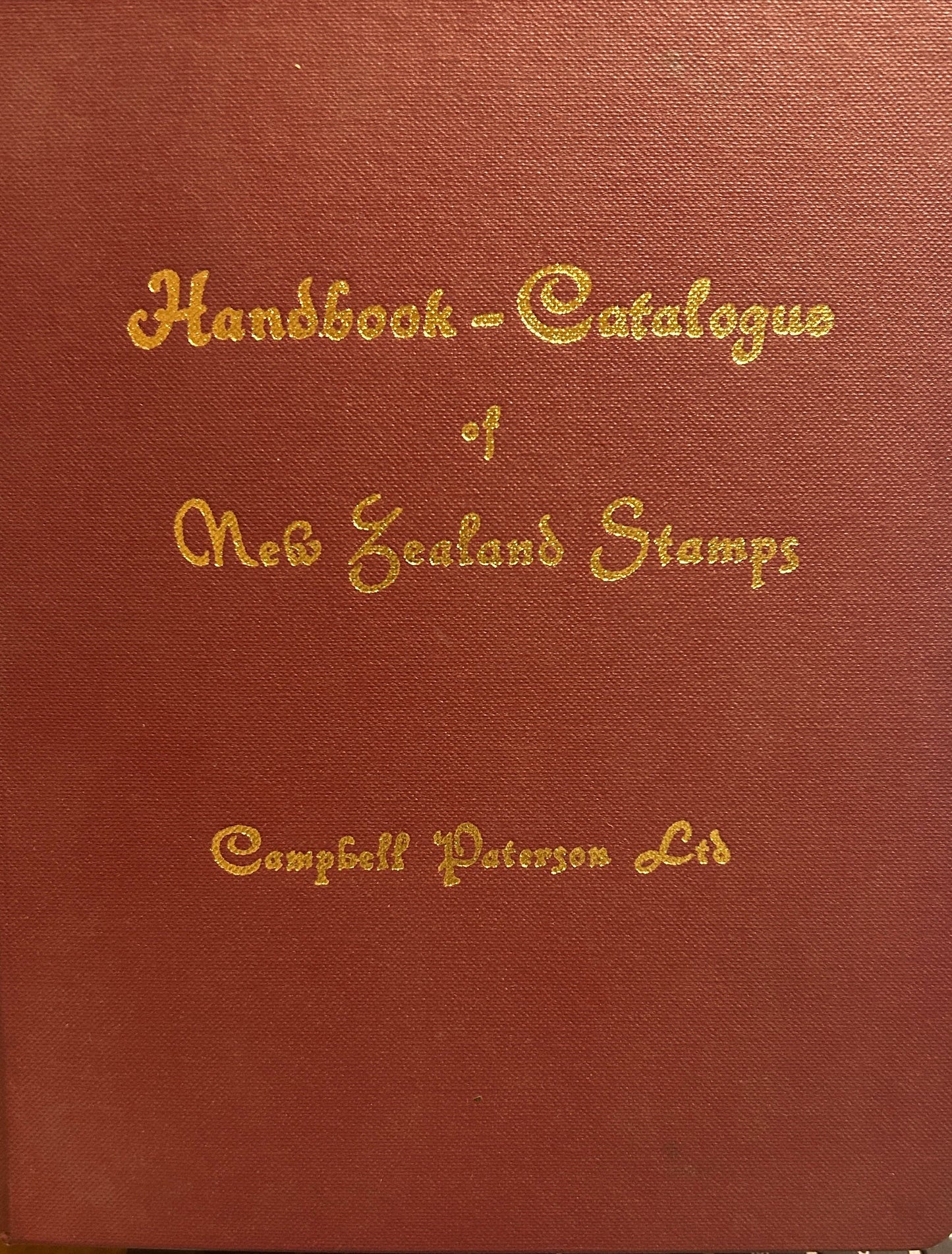 Handbook- catalogue of New Zealand stamps