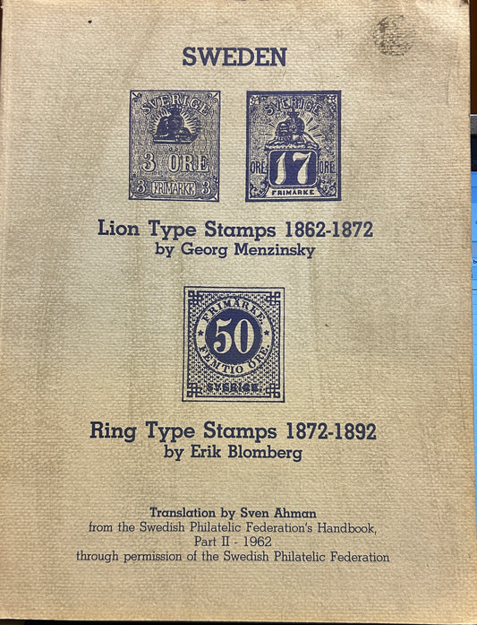 Sweden Lion Type Stamps 1862-1872