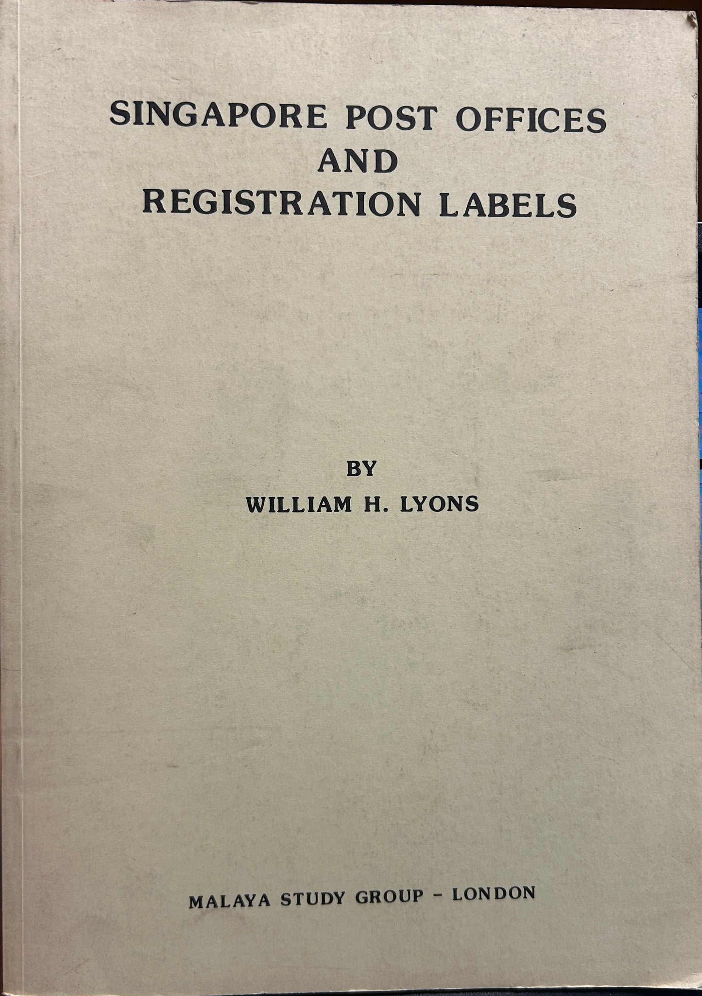 Singapore Post Offices And Registration Labels