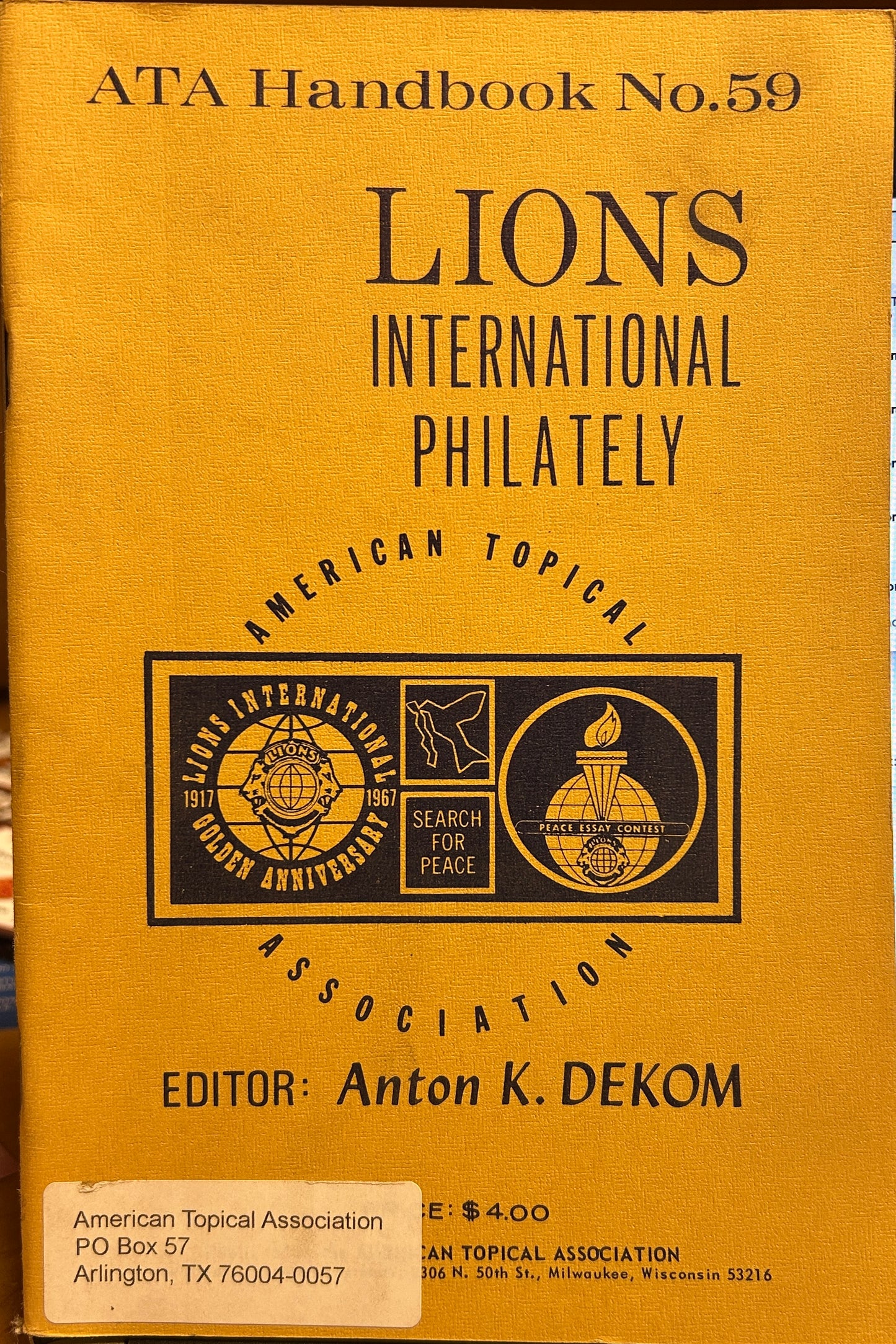 Lions International Philately