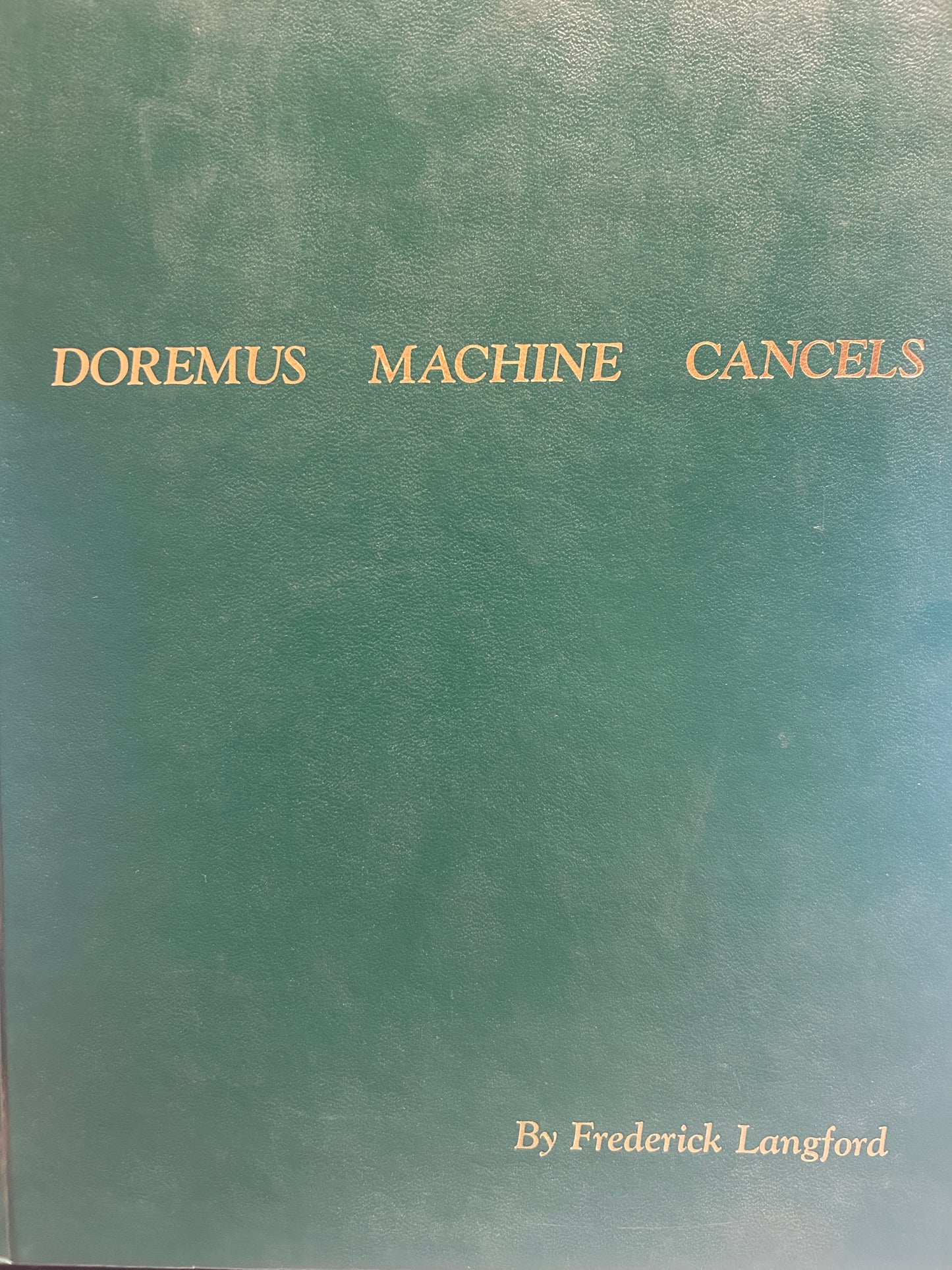 Doremus Machine Cancels