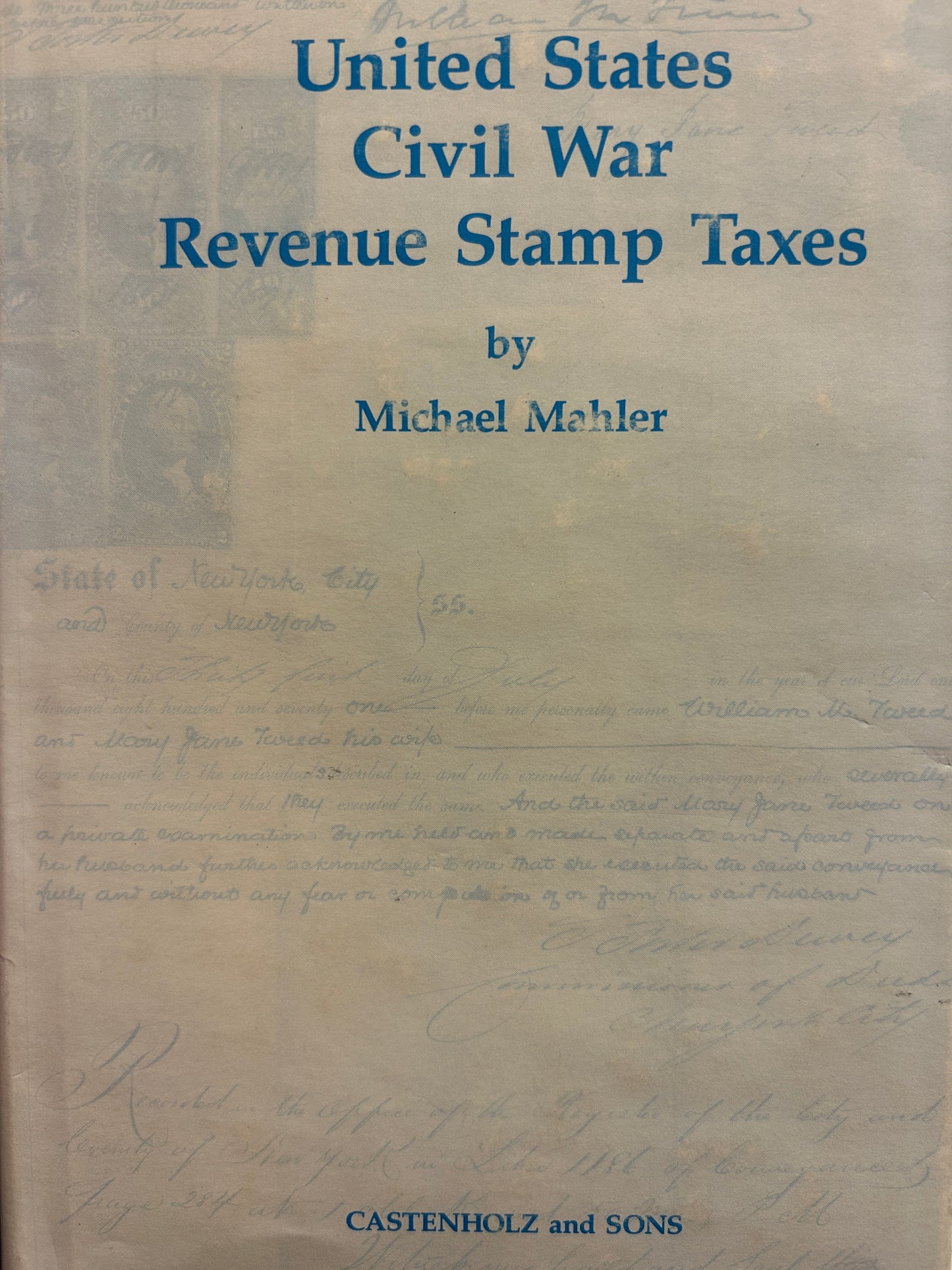 US Civil War Revenue Stamp Taxes