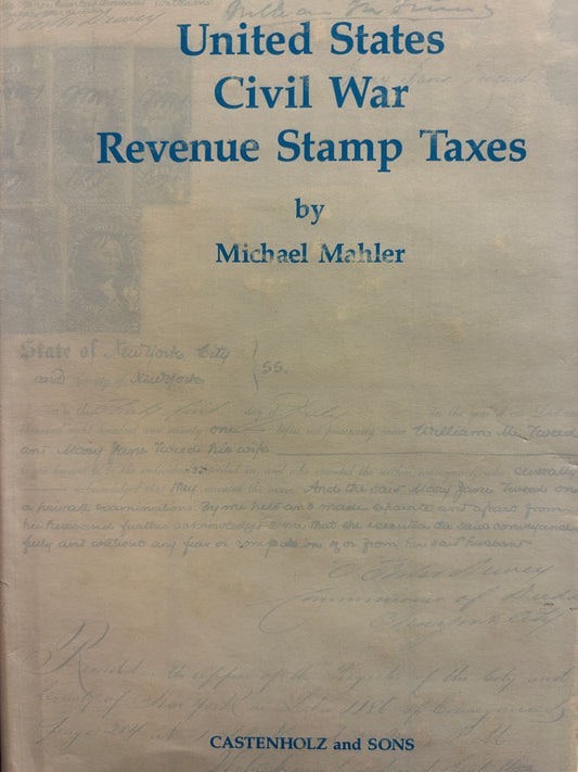 US Civil War Revenue Stamp Taxes