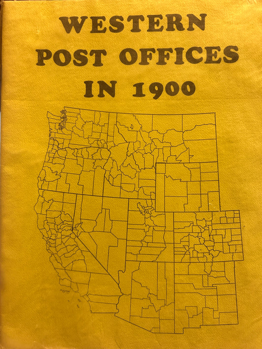 Western Post Offices In 1900