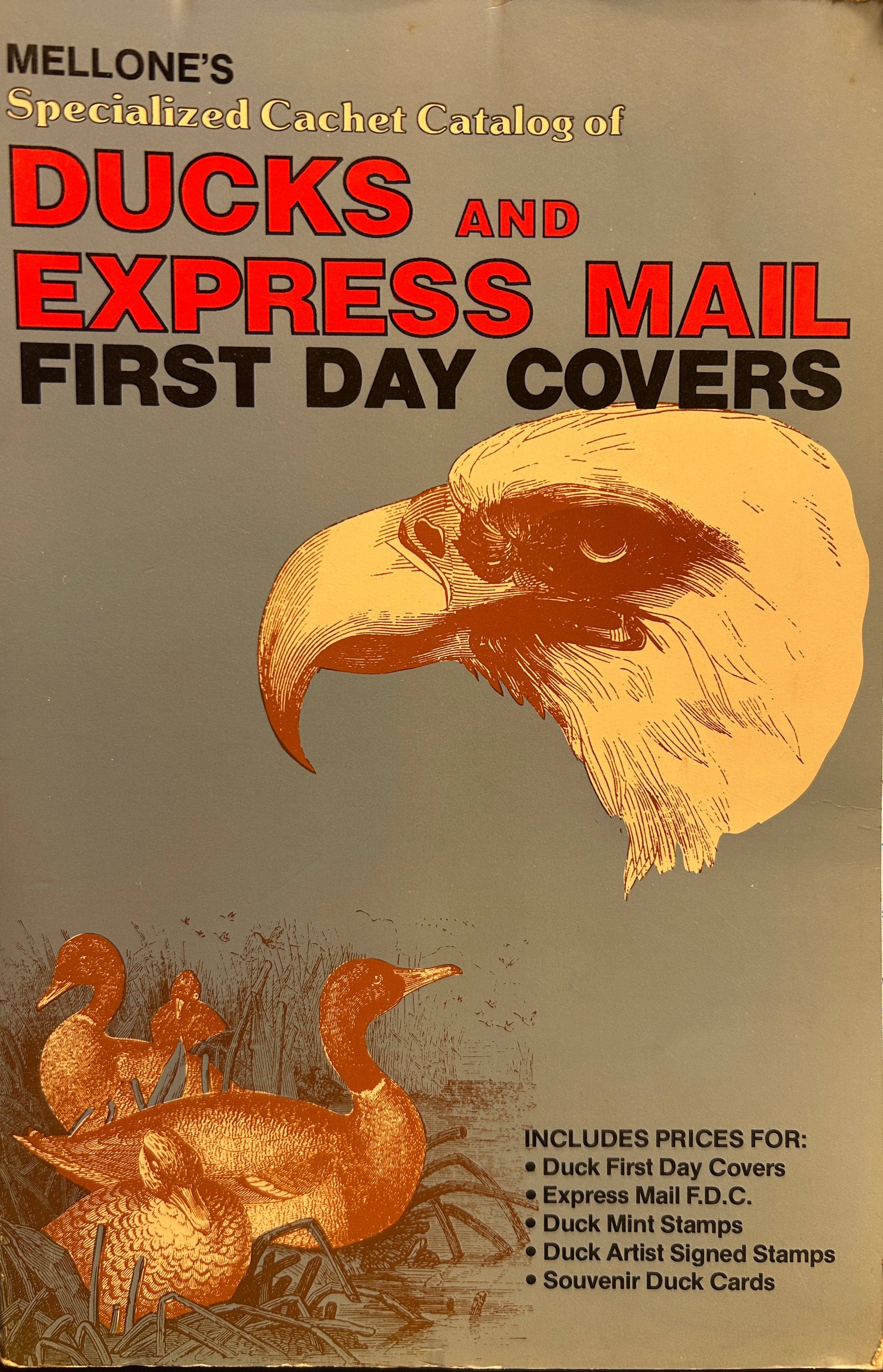 Mellone's specialized cachet catalog of ducks and express mail first d ...