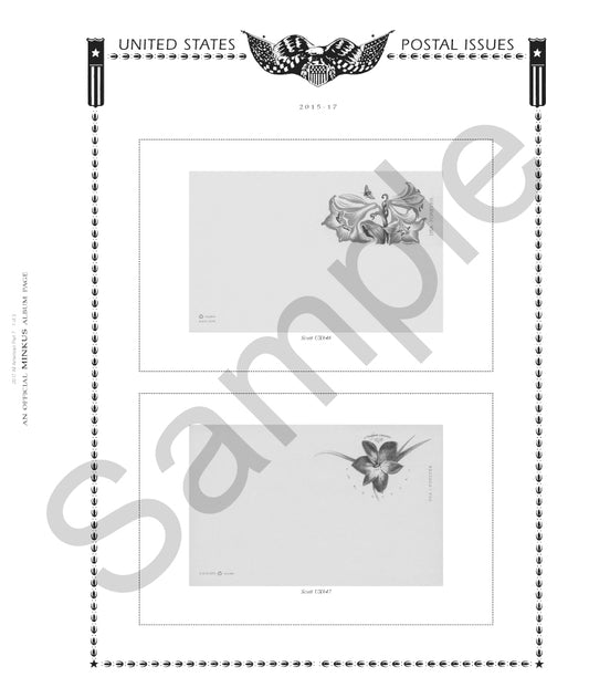 Minkus: All-American 2005 Pt. 7 US Postal Cards (8 Pages)