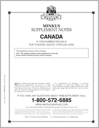 Minkus: Canada 2000 Supplement (27 Pages)