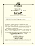 Minkus: Canada 2006 Supplement (16 Pages- 3-Ring)