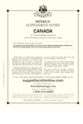 Minkus: Canada 2020 Supplement (3-Ring)