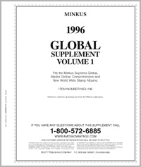 Minkus: Worldwide Global 1996 Supplement Pt. 1 (418 Pages)