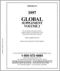 Minkus: Worldwide Global 1997 Supplement Pt. 2 (260 Pages)