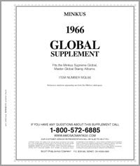 Minkus: Worldwide Global 1966 Supplement (338 Pages)