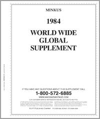 Minkus: Worldwide Global 1984 Supplement (556 Pages)