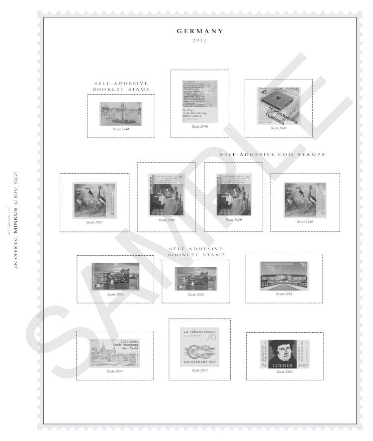 Minkus: Germany 2000 Supplement (7 Pages)