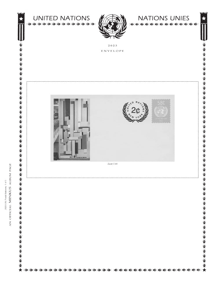 Minkus: UN Postal Stationery 2023