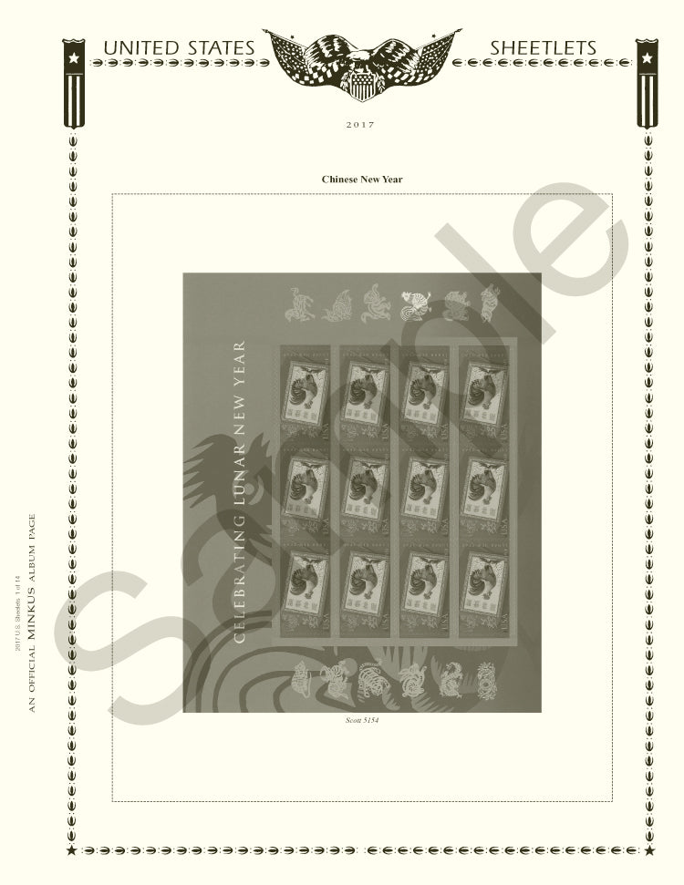 Minkus: US Sheetlets 2003 (8 Pages)