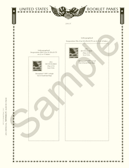 Minkus: US Booklet Panes 2018