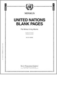 Minkus Blank Pages: UN Singles  (8 1/2 X 11) (3 Hole) (1-Sided) (20 Sheets)