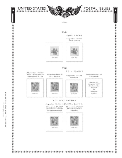 Minkus: US Regular Issues 2022