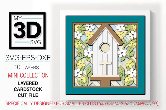 Shadow Box - Bird House mini 1