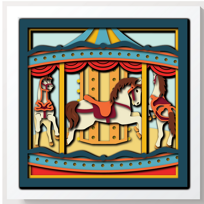 Shadow Box - Carousel