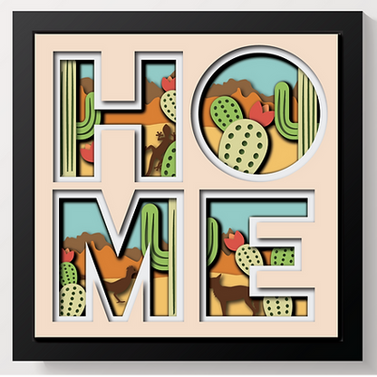 Shadow Box - Home Desert
