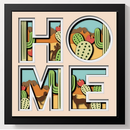 Shadow Box - Home Desert