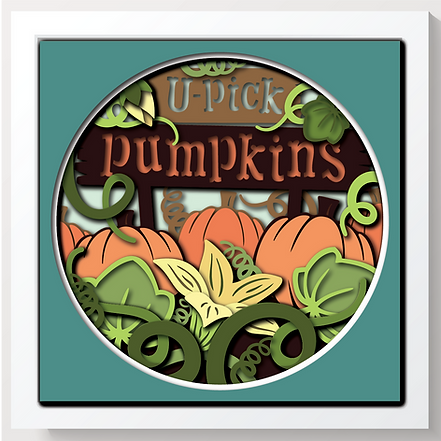 Shadow Box - Pumpkin Patch