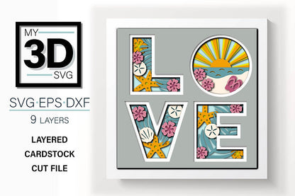 Shadow Box - Love Beach
