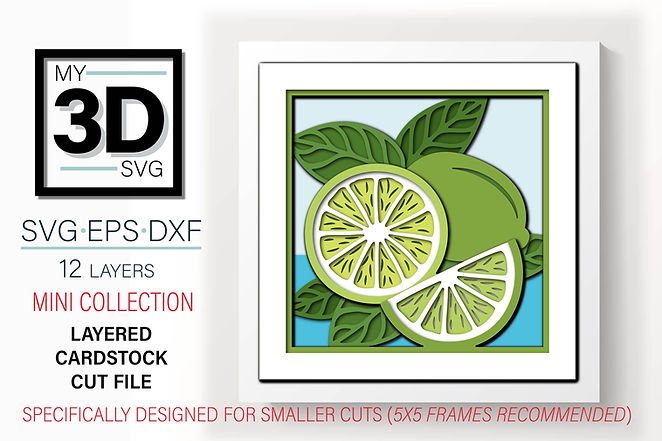 Shadow Box - Lime Mini