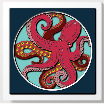 Shadow Box - Octopus