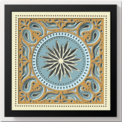 Shadow Box - Bandana Mandala 1