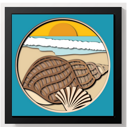 Shadow Box - Seashells On The Beach