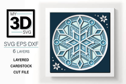 Shadow Box - Snowflake