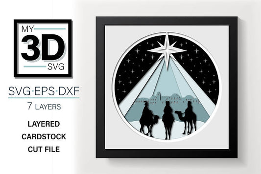 Shadow Box - Three Wisemen