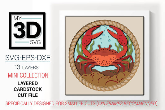 Shadow Box - Crab Mini
