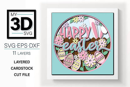 Shadow Box - Happy Easter