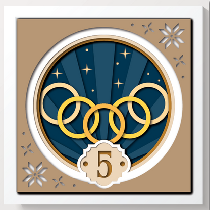 Shadow Box - 5 Golden Rings