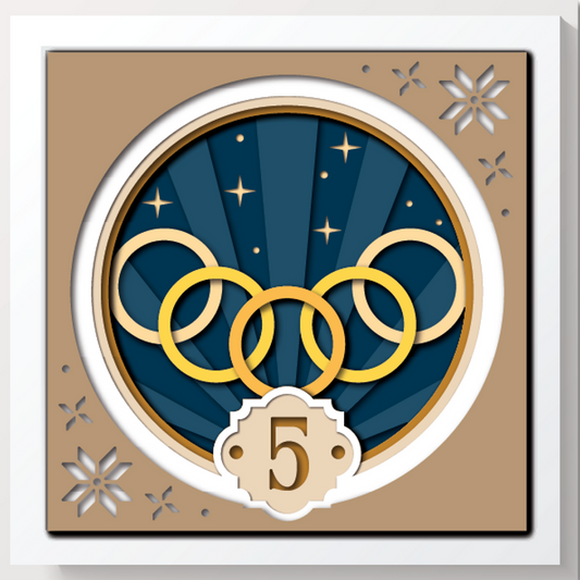 Shadow Box - 5 Golden Rings