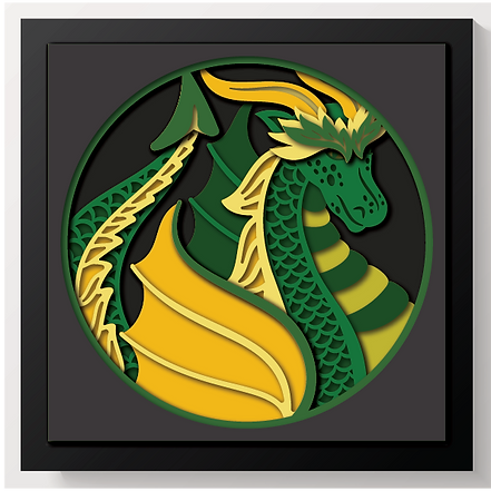 Shadow Box - Dragon