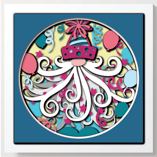 Shadow Box - Birthday Gnome 2