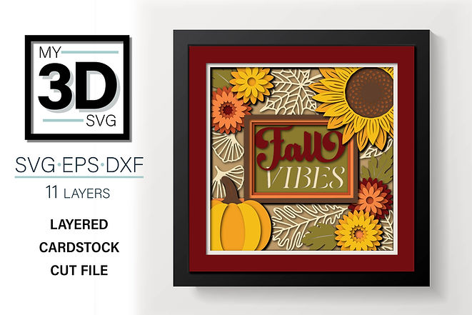 Shadow Box - Fall Vibes