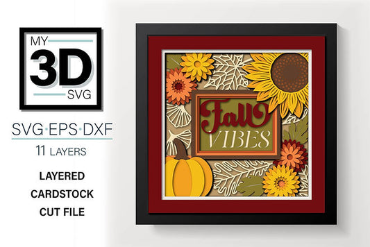 Shadow Box - Fall Vibes