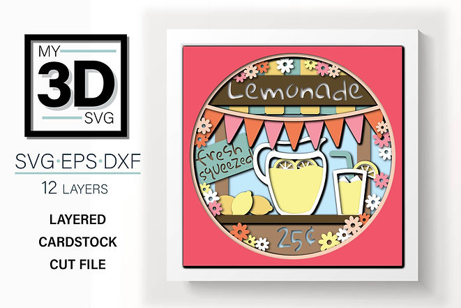 Shadow Box - Lemonade Stand