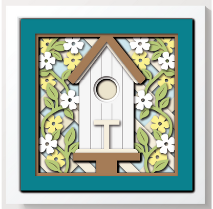 Shadow Box - Bird House mini 1