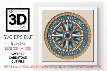 Shadow Box - Compass Mini