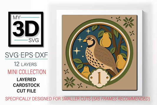 Shadow Box - A Partridge in a Pear Tree