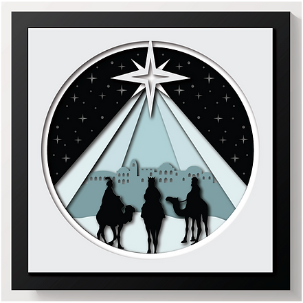 Shadow Box - Three Wisemen
