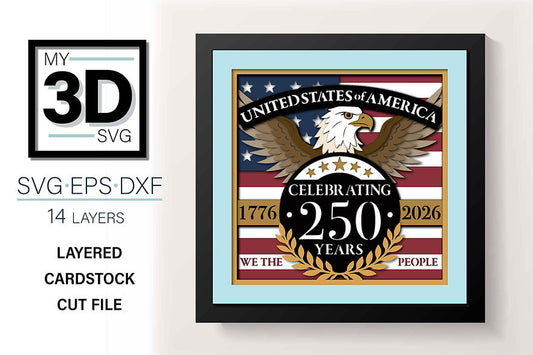 Shadow Box - 250th Anniversary USA